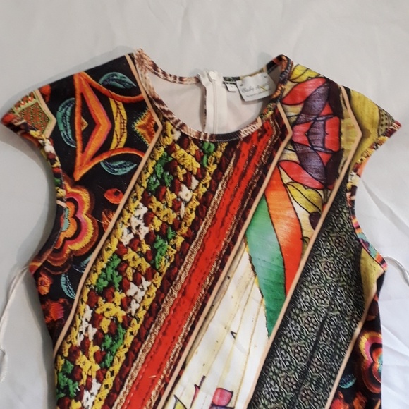 Baby Angel Multi Colored Kids Dress Size Small - Picture 2 of 7